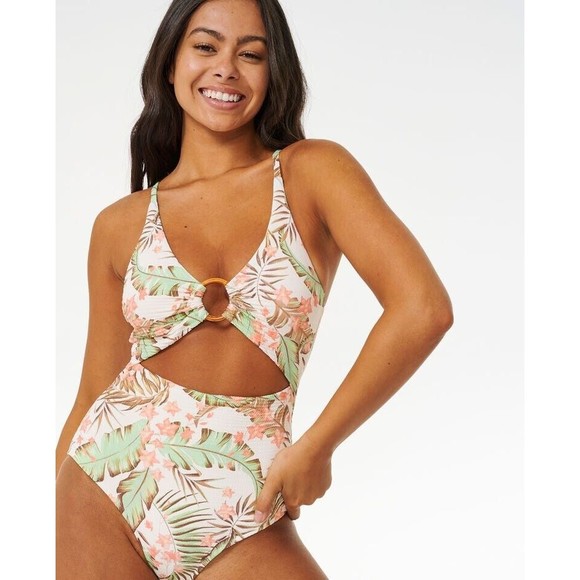 Rip Curl Women’s La Quinta Good One Piece Vacation Swimsuit Sz Small New w/tag - Picture 4 of 5